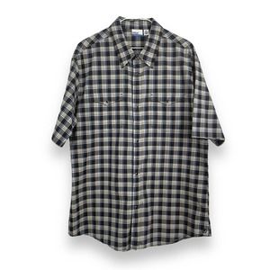Hurley Plaid Casual Button Up Skateboard Shirt Mens Black Plaid Mens XL